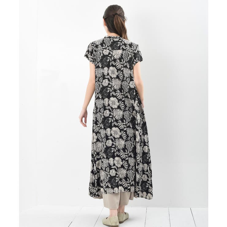 レーヨンノーカラースキッパーワンピース | rps | 詳細画像47 