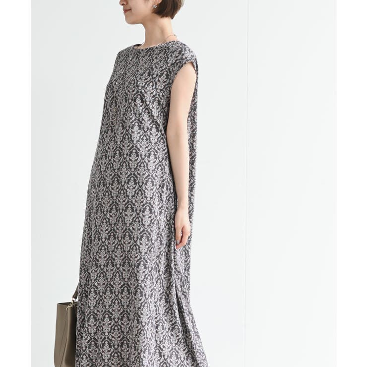 フレンチスリーブプリントワンピース | rps | 詳細画像12 