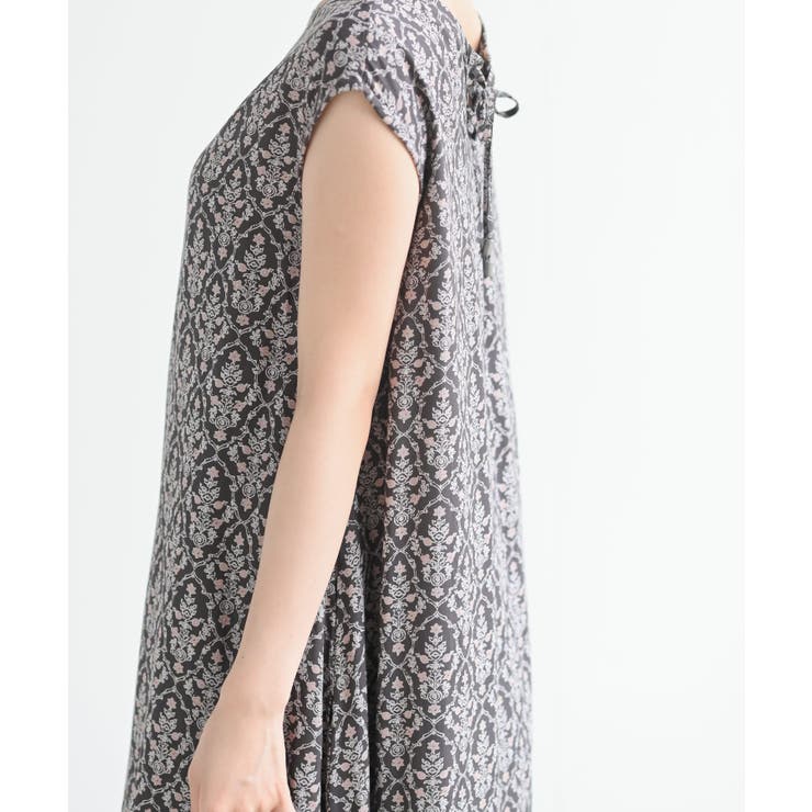 フレンチスリーブプリントワンピース | rps | 詳細画像18 