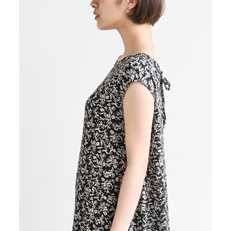 フレンチスリーブプリントワンピース | rps | 詳細画像24 