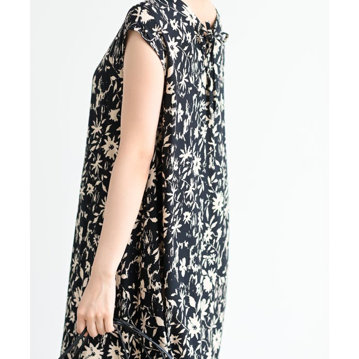 フレンチスリーブプリントワンピース | rps | 詳細画像35 