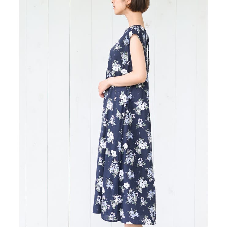 フレンチスリーブプリントワンピース | rps | 詳細画像37 