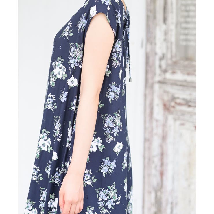 フレンチスリーブプリントワンピース | rps | 詳細画像43 