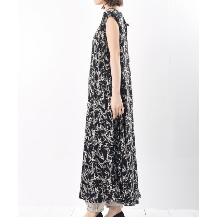 フレンチスリーブプリントワンピース | rps | 詳細画像45 