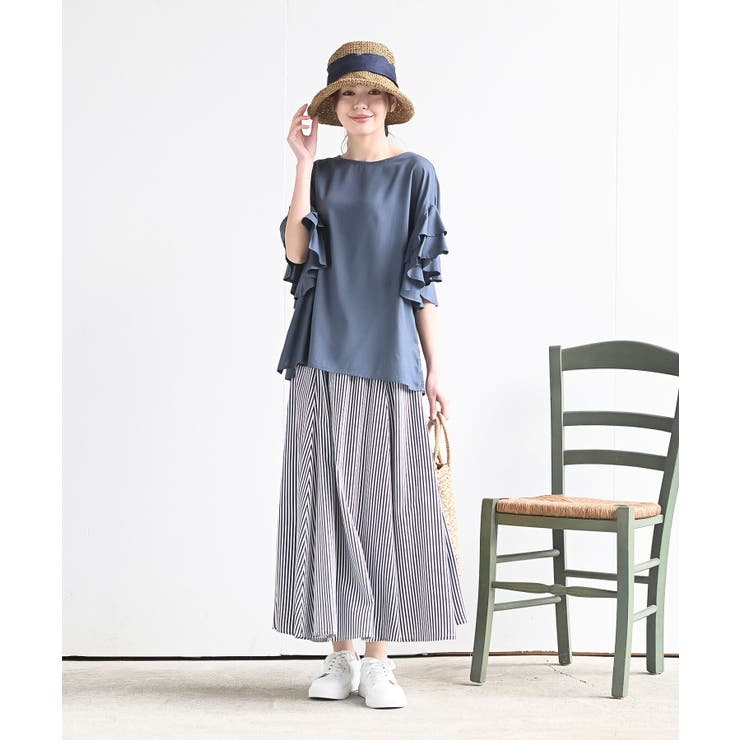 ６枚ハギレーヨンフレアースカート | rps | 詳細画像28 