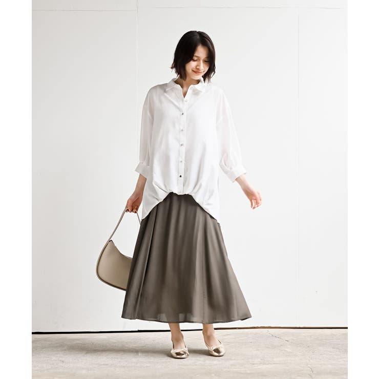 ６枚ハギレーヨンフレアースカート | rps | 詳細画像29 