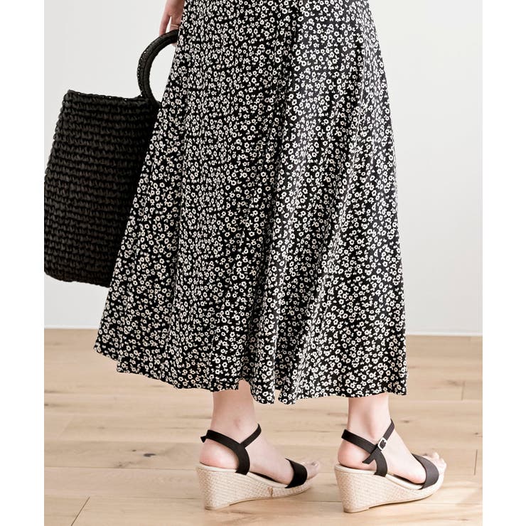 ６枚ハギレーヨンフレアースカート | rps | 詳細画像9 