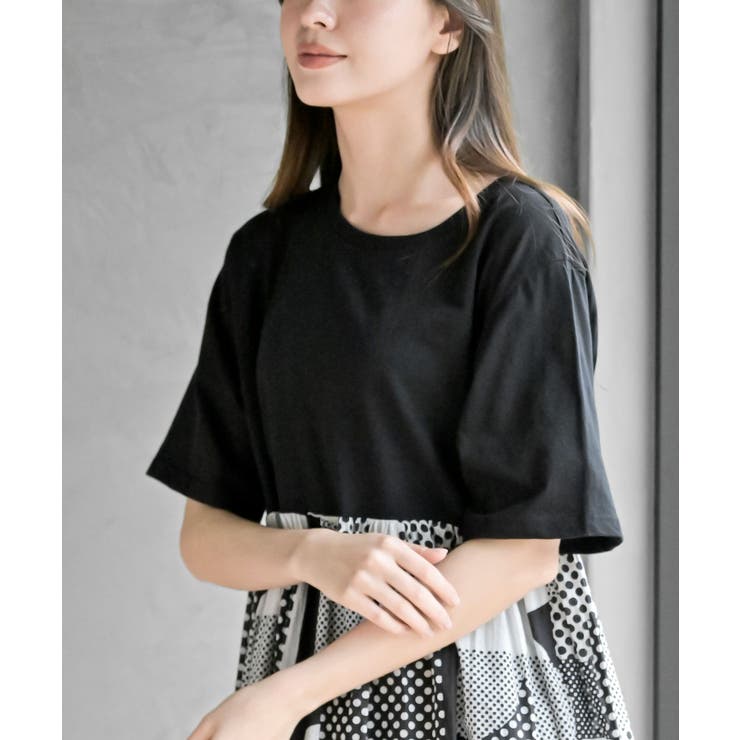 プリント切替ワンピース | rps | 詳細画像14 