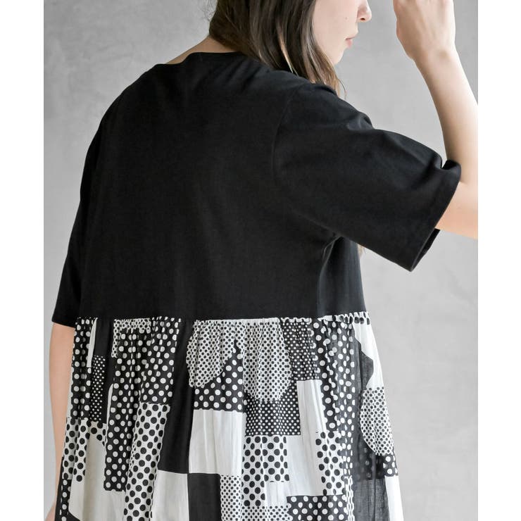 プリント切替ワンピース | rps | 詳細画像16 