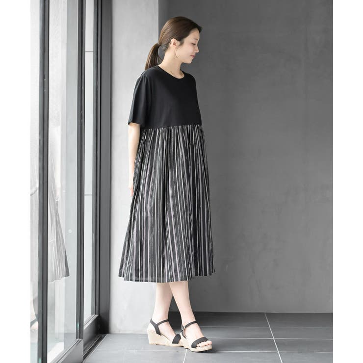 プリント切替ワンピース | rps | 詳細画像18 