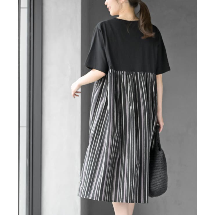 プリント切替ワンピース | rps | 詳細画像19 