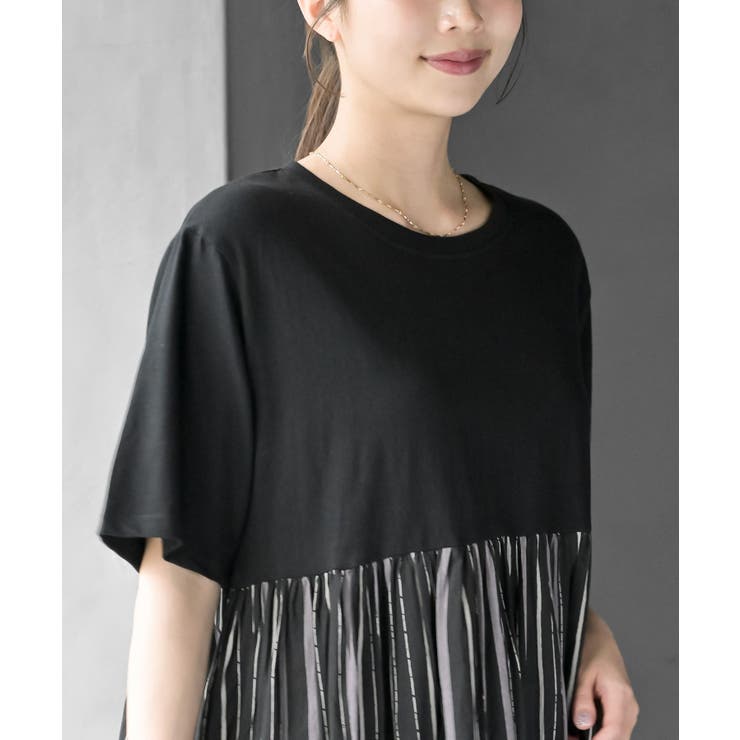 プリント切替ワンピース | rps | 詳細画像21 