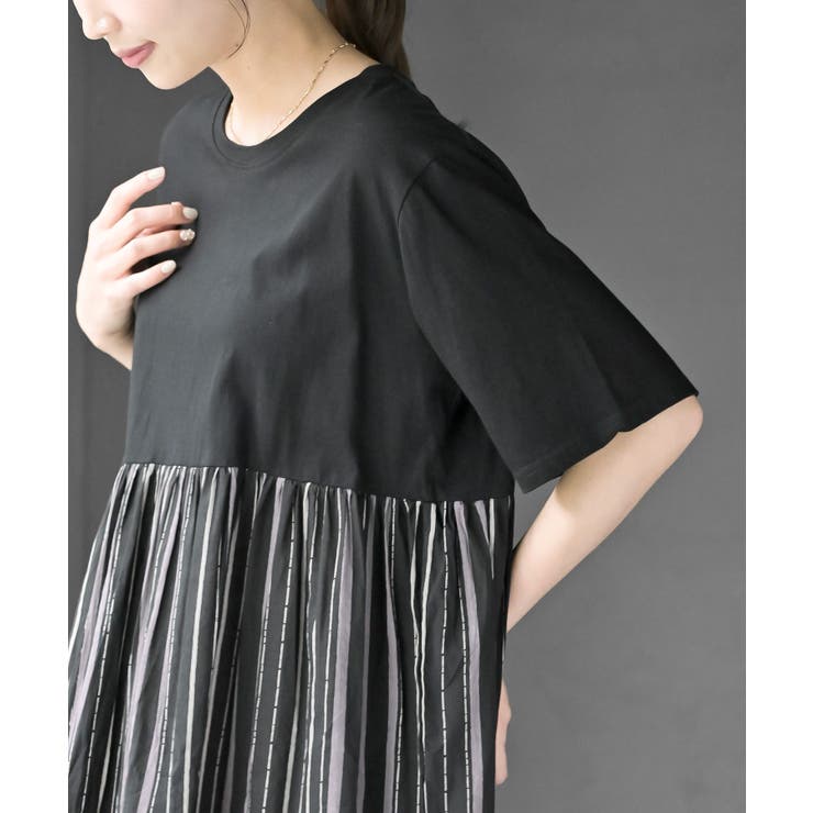 プリント切替ワンピース | rps | 詳細画像23 