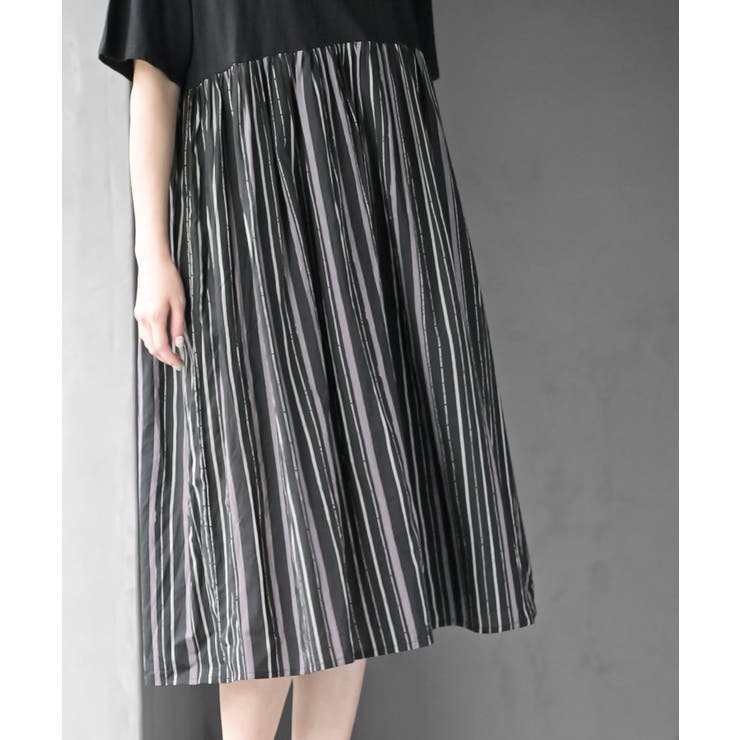 プリント切替ワンピース | rps | 詳細画像25 