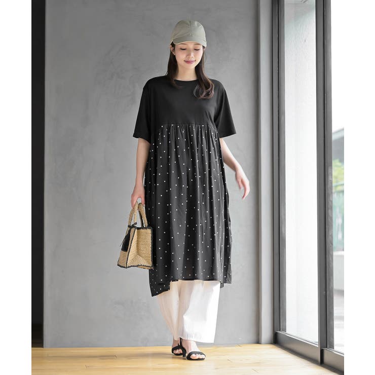 プリント切替ワンピース | rps | 詳細画像26 