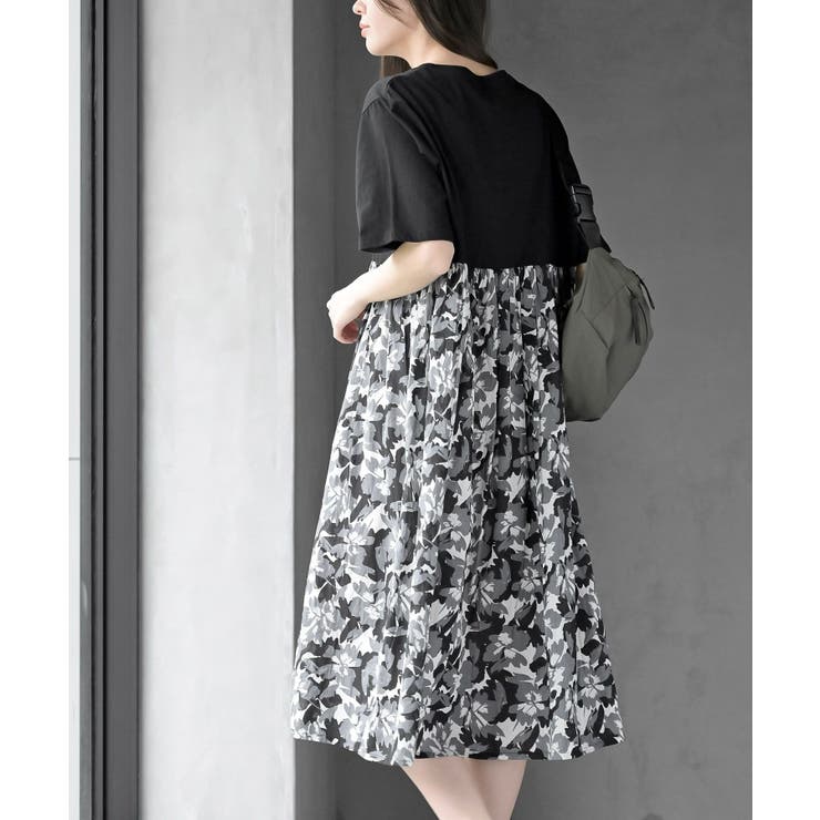 プリント切替ワンピース | rps | 詳細画像3 