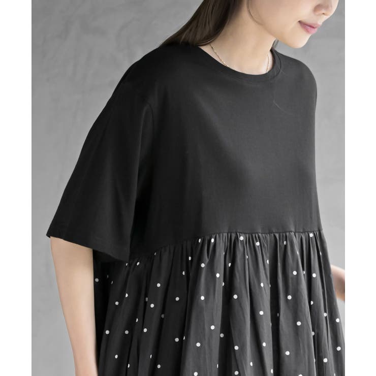 プリント切替ワンピース | rps | 詳細画像30 