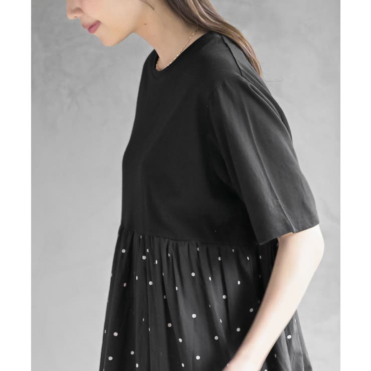 プリント切替ワンピース | rps | 詳細画像31 