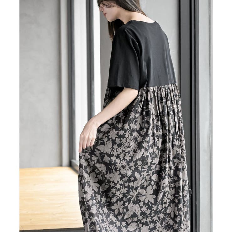 プリント切替ワンピース | rps | 詳細画像35 