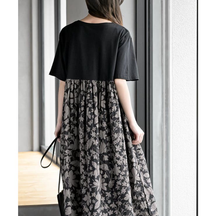 プリント切替ワンピース | rps | 詳細画像36 