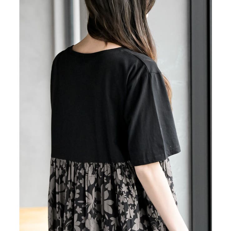 プリント切替ワンピース | rps | 詳細画像39 