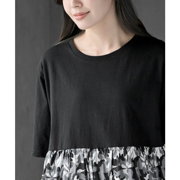 プリント切替ワンピース | rps | 詳細画像5 