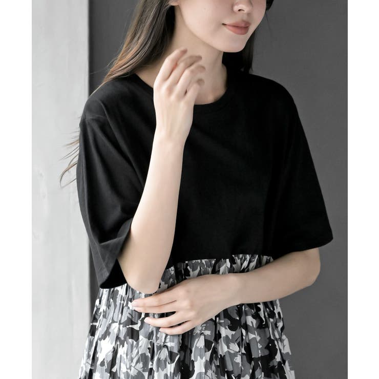 プリント切替ワンピース | rps | 詳細画像6 