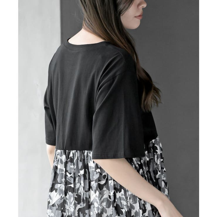 プリント切替ワンピース | rps | 詳細画像8 