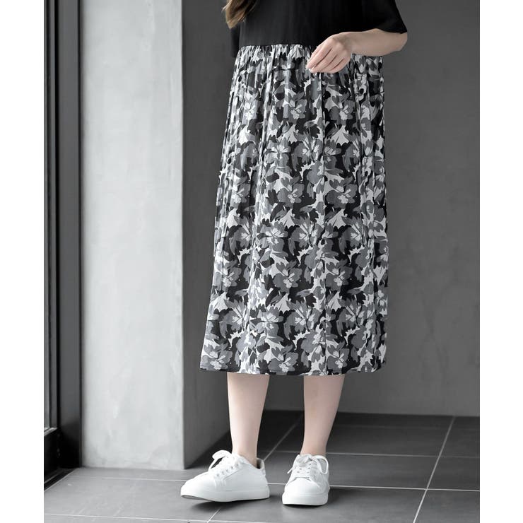 プリント切替ワンピース | rps | 詳細画像9 