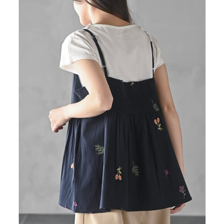 ＴシャツＳＥＴ花刺繍キャミソールアンサンブル | rps | 詳細画像24 