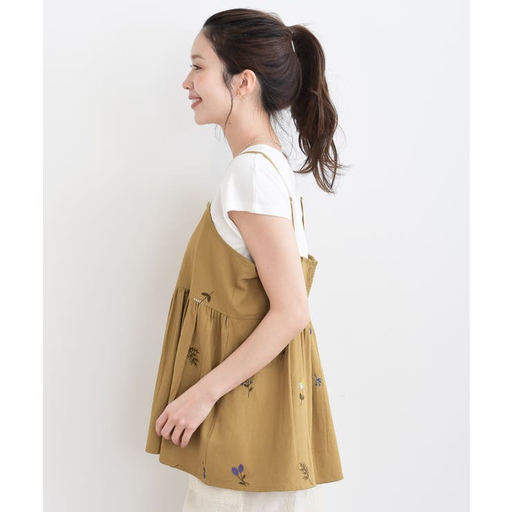 ＴシャツＳＥＴ花刺繍キャミソールアンサンブル | rps | 詳細画像26 