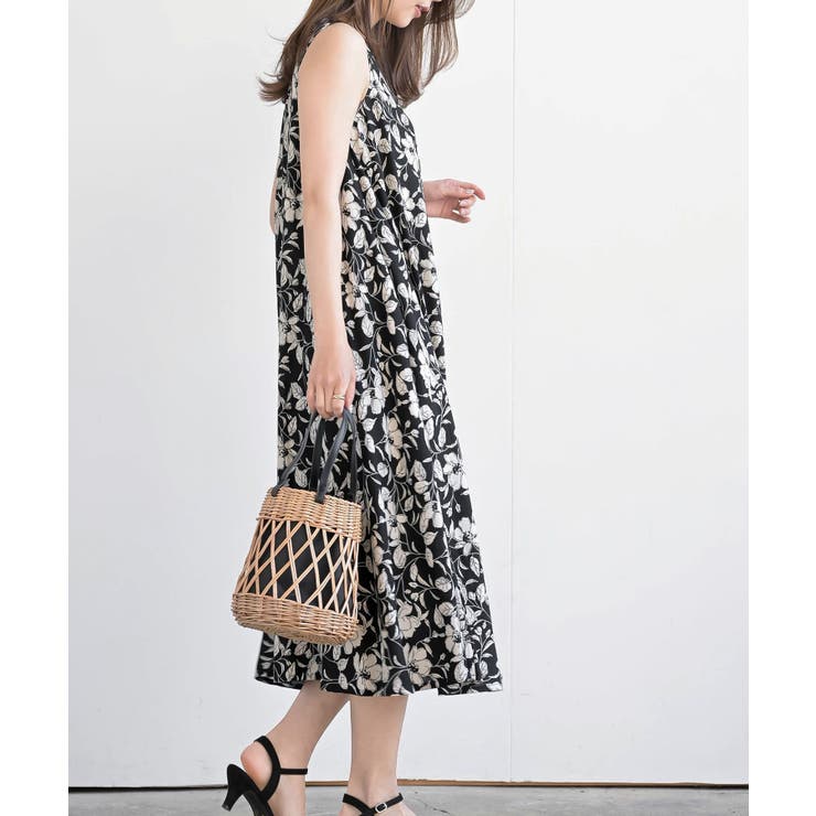 レーヨンプリントフレアーワンピース | rps | 詳細画像11 