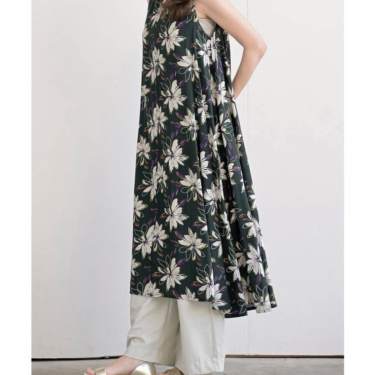 レーヨンプリントフレアーワンピース | rps | 詳細画像22 