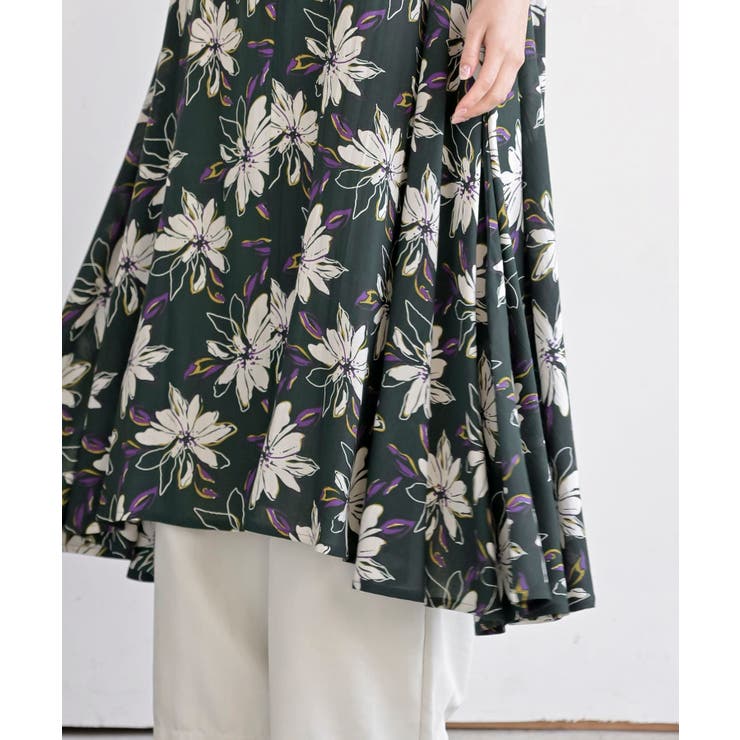 レーヨンプリントフレアーワンピース | rps | 詳細画像26 