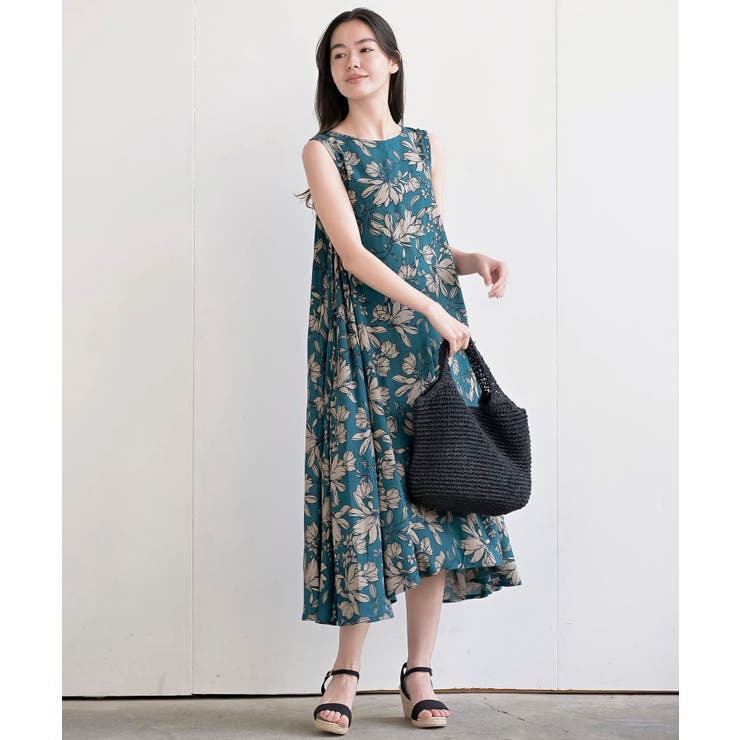 レーヨンプリントフレアーワンピース | rps | 詳細画像27 