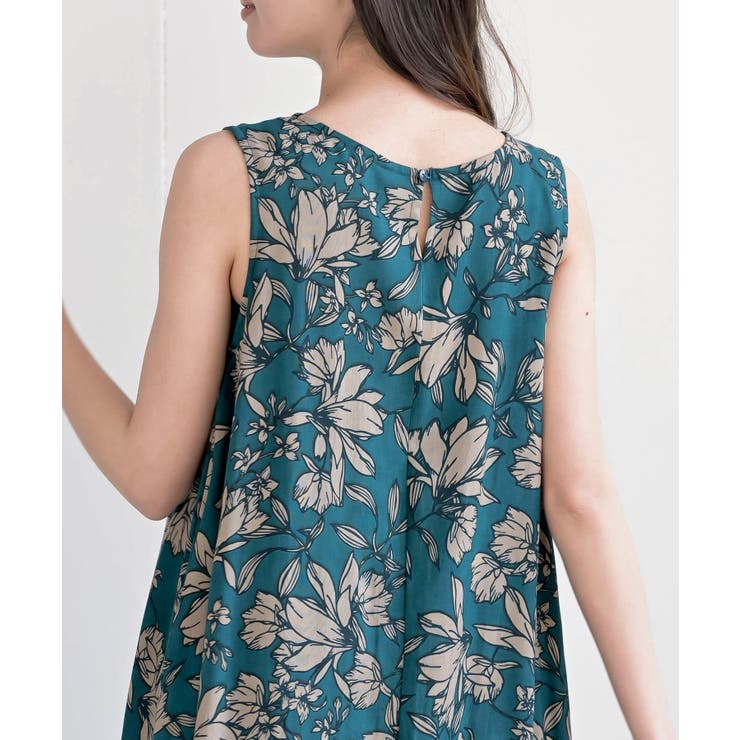 レーヨンプリントフレアーワンピース | rps | 詳細画像32 