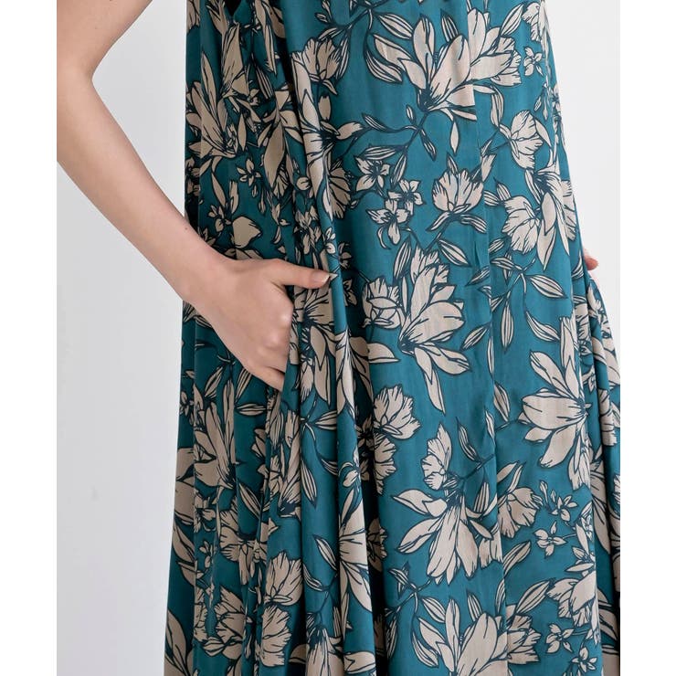 レーヨンプリントフレアーワンピース | rps | 詳細画像33 