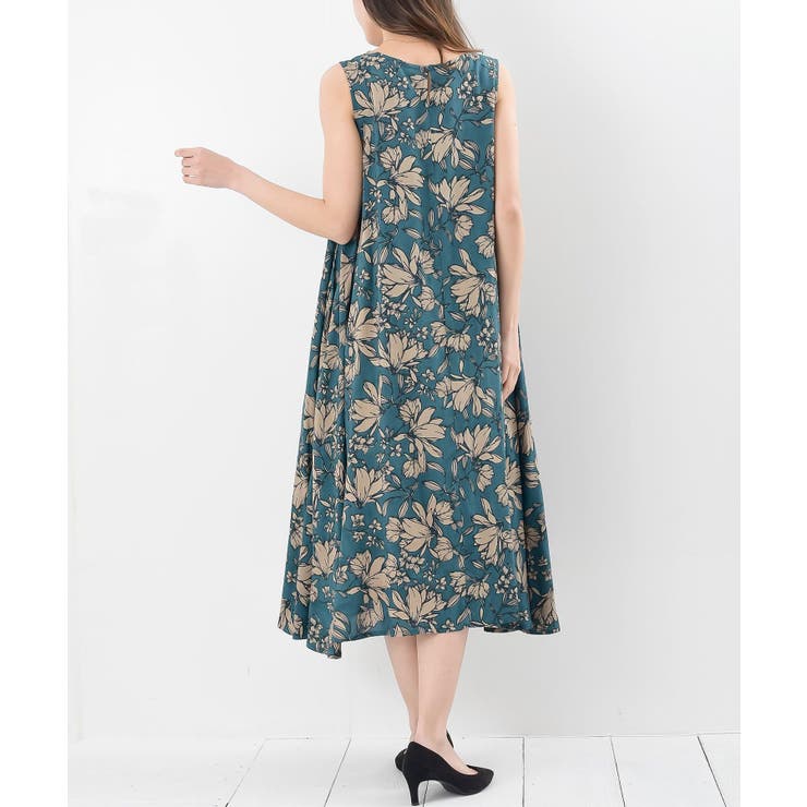 レーヨンプリントフレアーワンピース | rps | 詳細画像37 