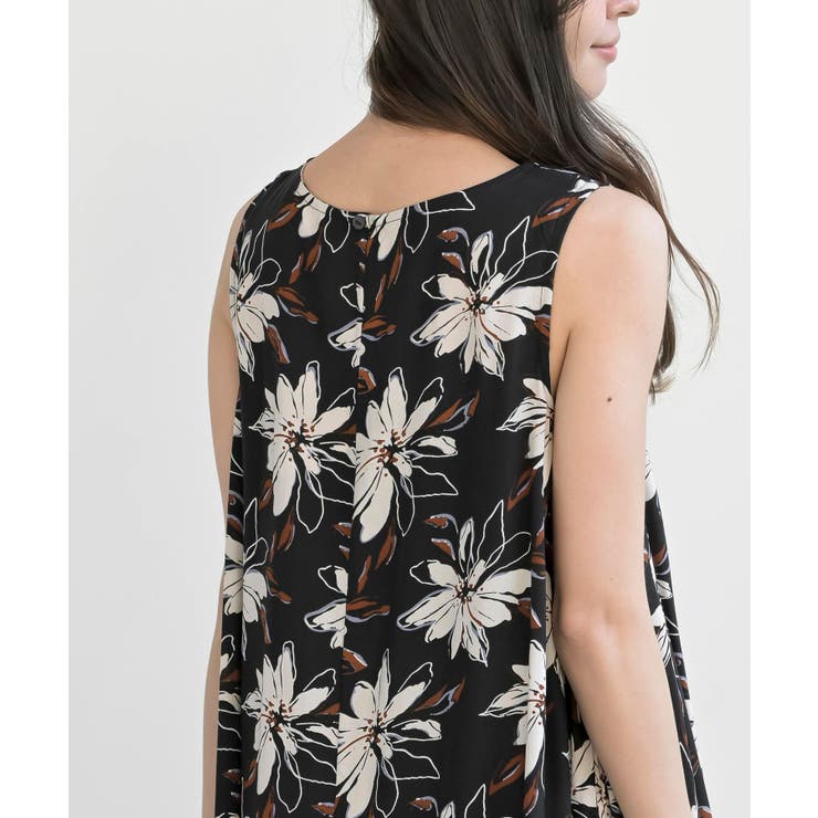 レーヨンプリントフレアーワンピース | rps | 詳細画像7 