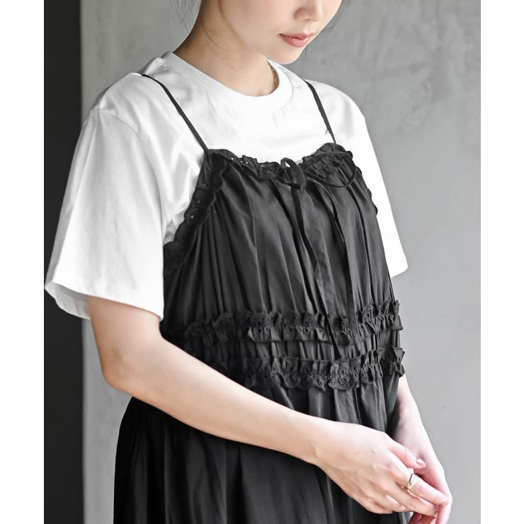 ＴシャツＳＥＴギャザーキャミワンピース | rps | 詳細画像14 
