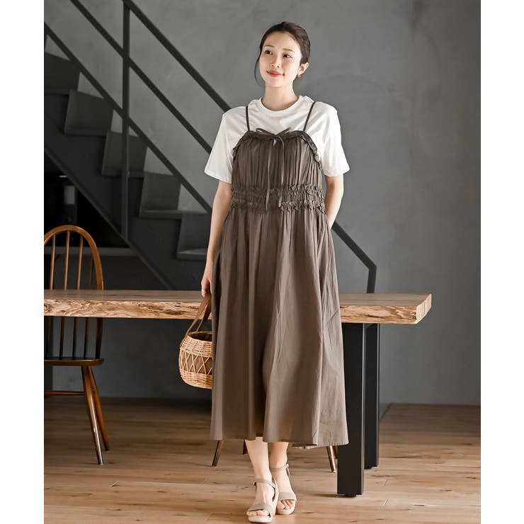 ＴシャツＳＥＴギャザーキャミワンピース | rps | 詳細画像18 