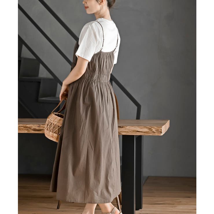 ＴシャツＳＥＴギャザーキャミワンピース | rps | 詳細画像19 