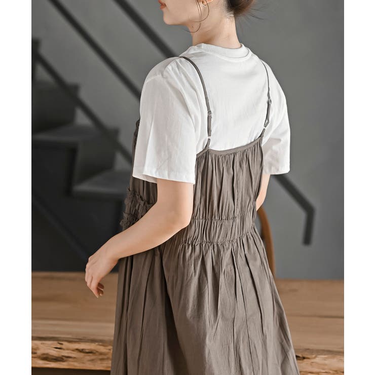 ＴシャツＳＥＴギャザーキャミワンピース | rps | 詳細画像24 