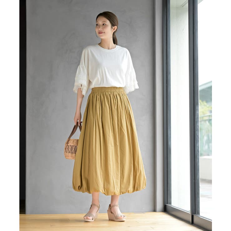 刺繍レーススリーブ切替カットＴ | rps | 詳細画像2 