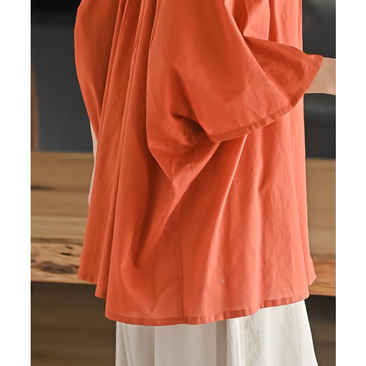 バンドカラーコットンドルマンブラウス | rps | 詳細画像33 