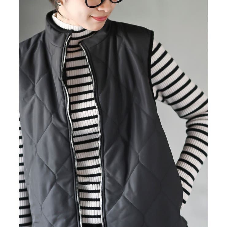 リバーシブルスタンドキルトベスト | rps | 詳細画像17 