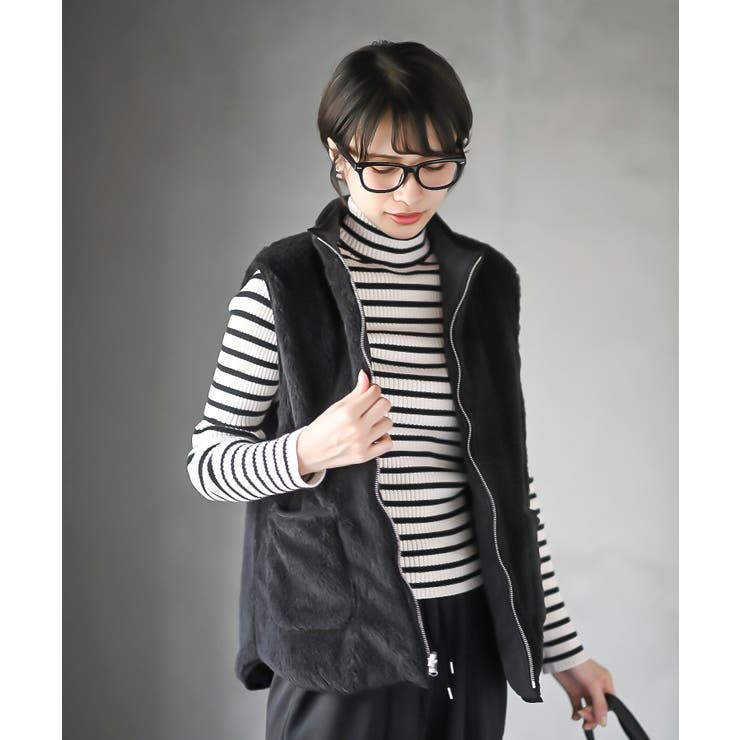 リバーシブルスタンドキルトベスト | rps | 詳細画像22 