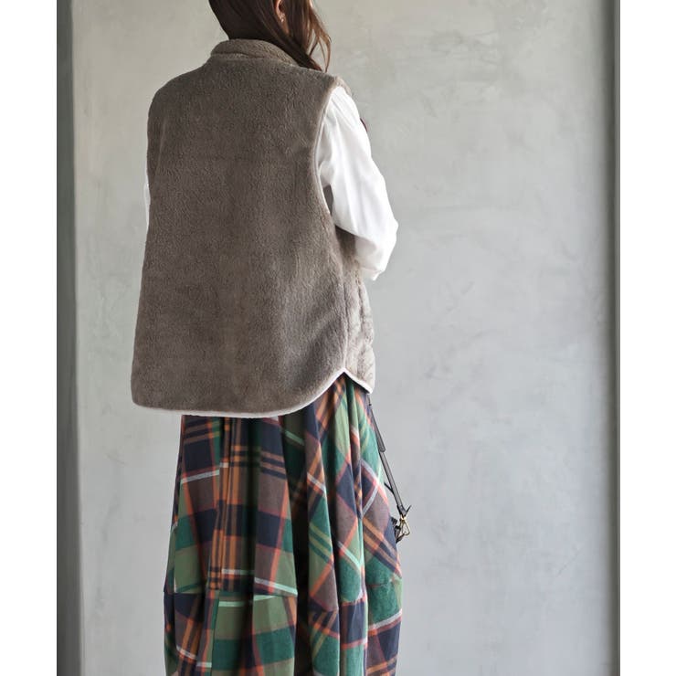 リバーシブルスタンドキルトベスト | rps | 詳細画像25 