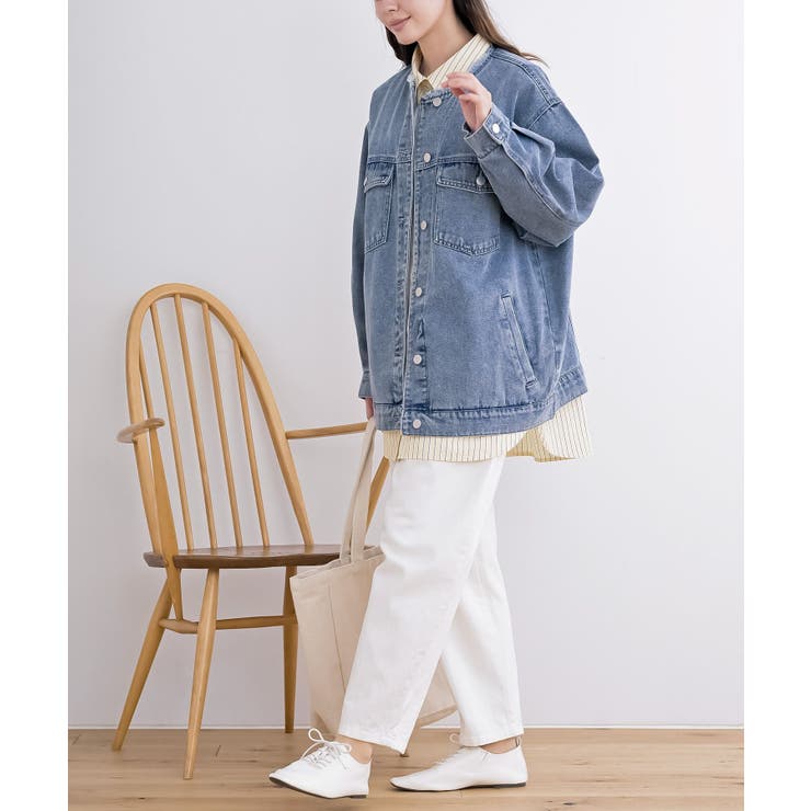 ノーカラービックＧジャン | rps | 詳細画像11 