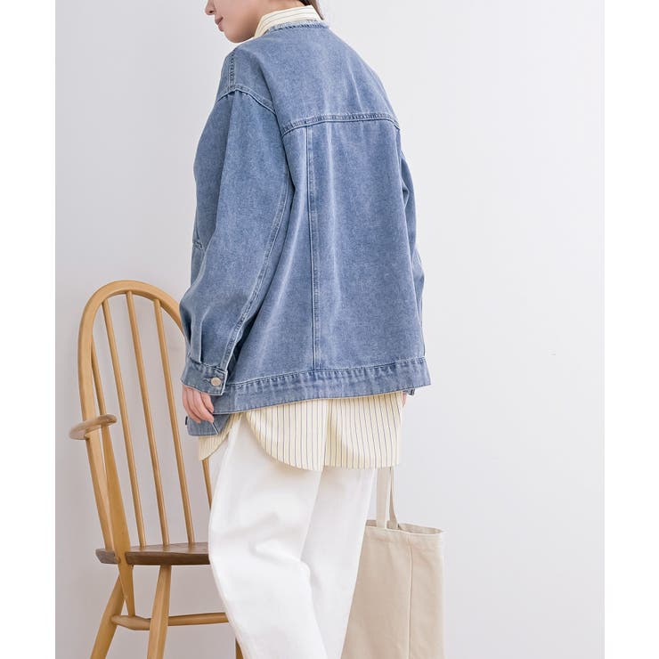 ノーカラービックＧジャン | rps | 詳細画像12 